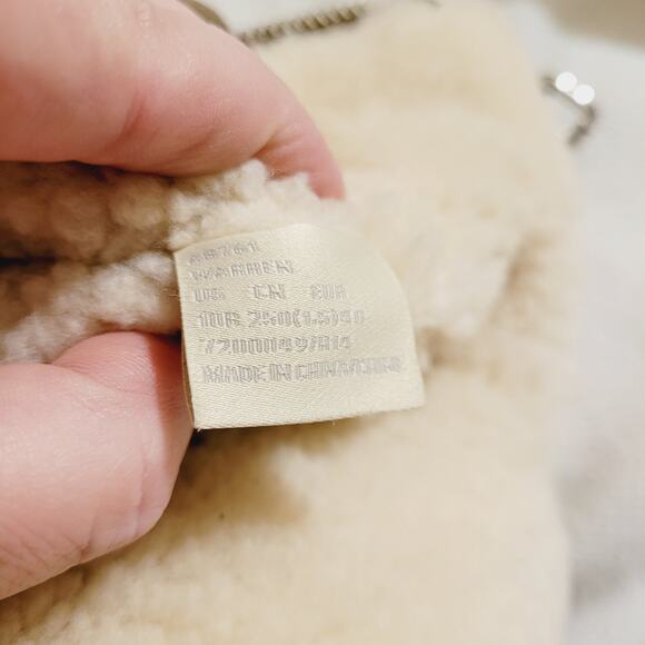 New Coach tan suede platform boot shearling lined size 10 Cabin Ski Luxe Y2K - Picture 10 of 12